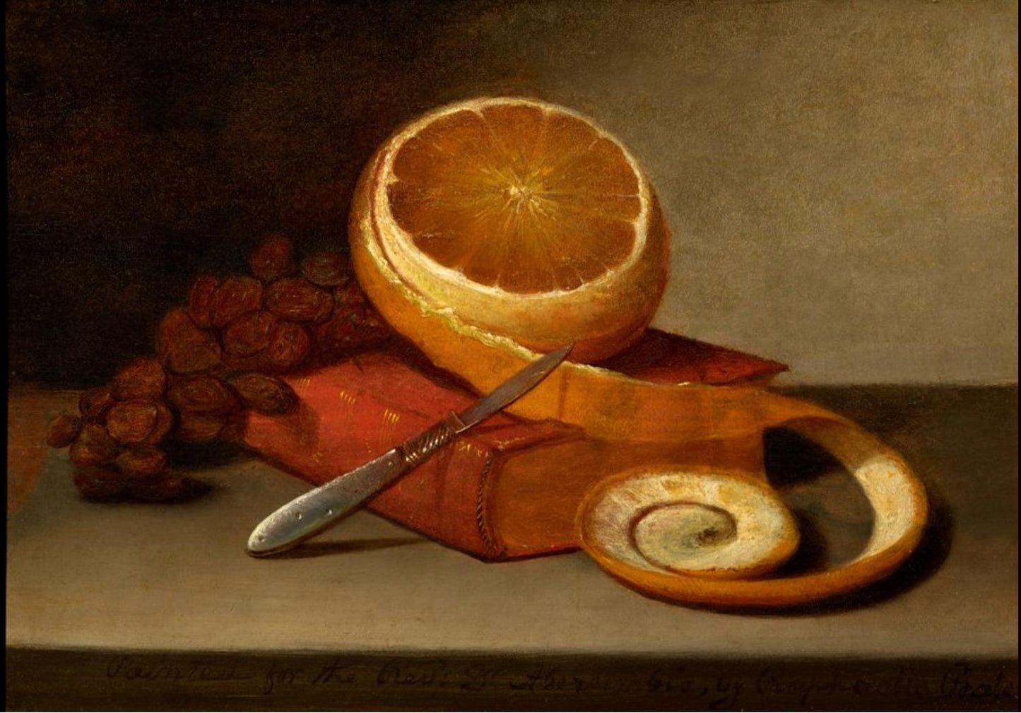 Orange and Book, 1815, Raphaelle Peale