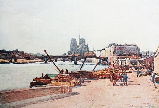 Paris water-colour painting , Robert Weir Allan