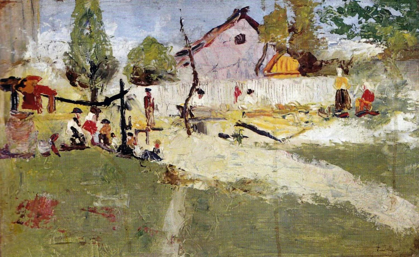Peisaj la Herastrau,Apcar Baltazar,1880-1909