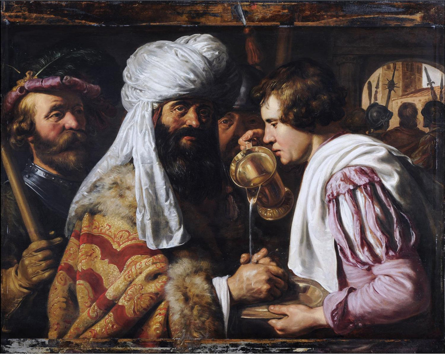 Pilate washing his hands , Jan Lievens