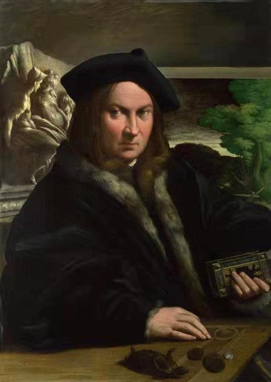 Portrait of A man,PARMIGIANINO,60x43cm