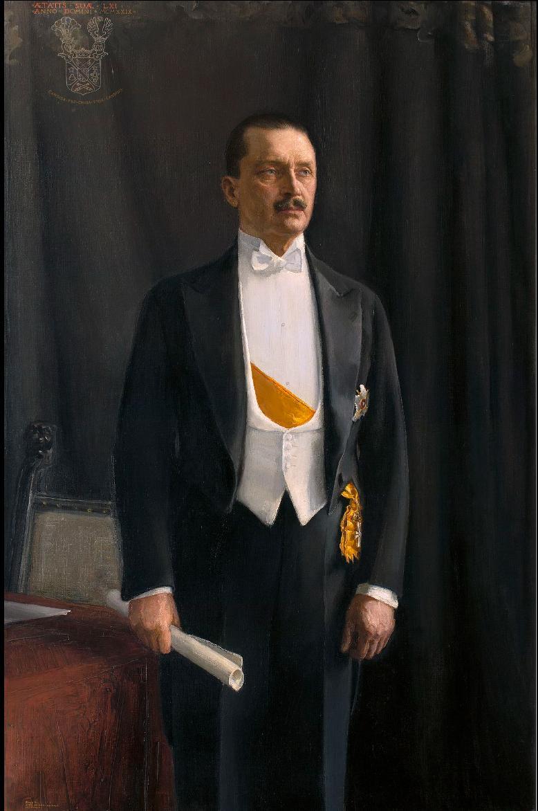 Portrait of Carl Gustaf Emil Mannerheim, 1929, Fede Galizia