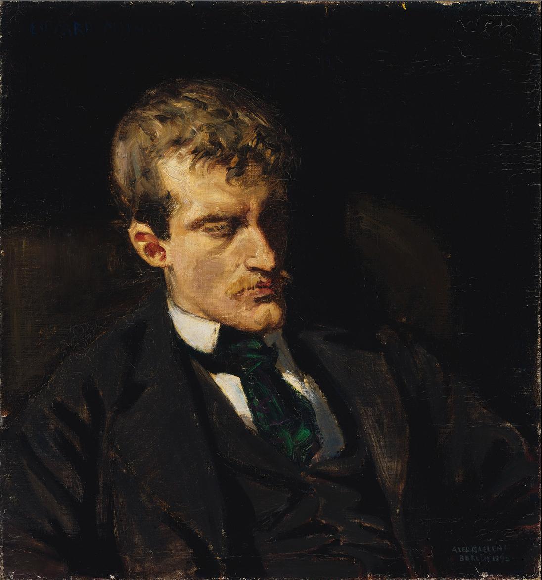 Portrait of Edvard Munch, 1895, Fede Galizia