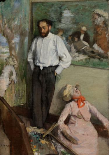 Portrait of Henri Michel-Lévy,  Edgar Degas