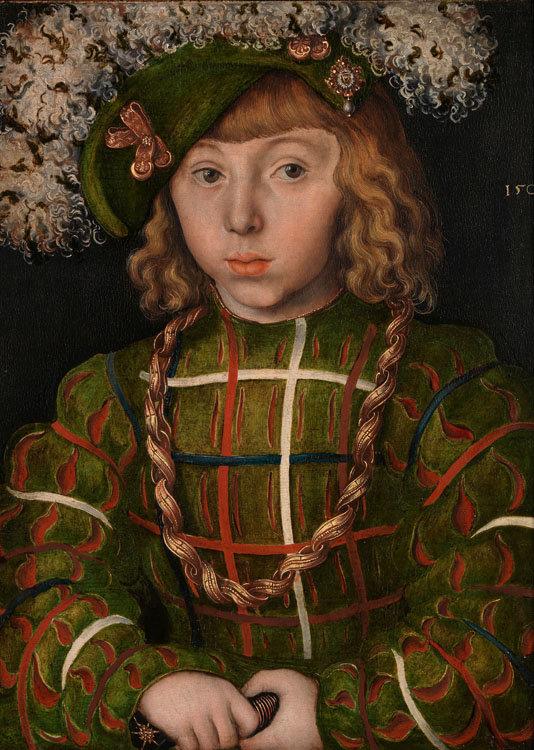 Portrait of Johann Friedrich,Lucas Cranach the Elder,42x31.2cm