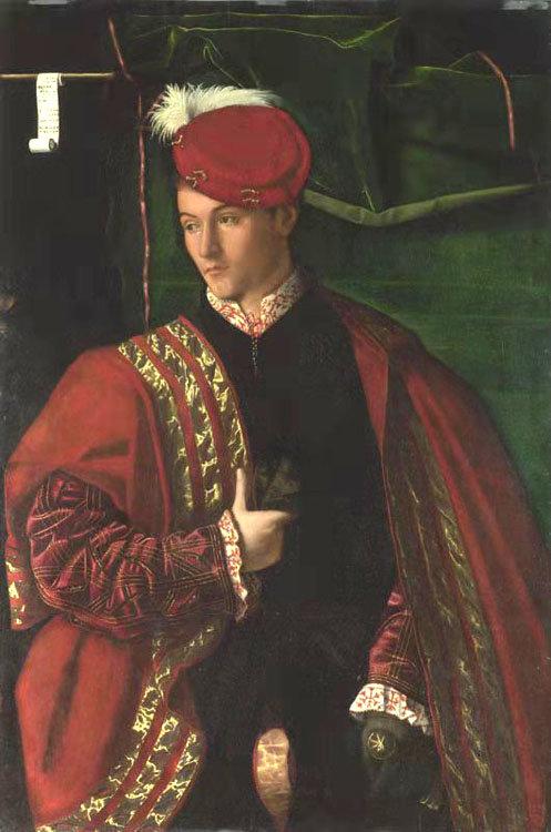 Portrait of Ludovico Martinengo,BARTOLOMEO VENETO,60x40cm