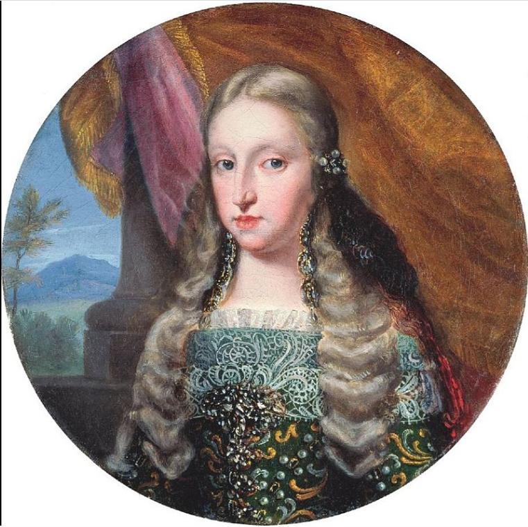 Portrait of Maria Anna of Neuburg  Jan van Kessel