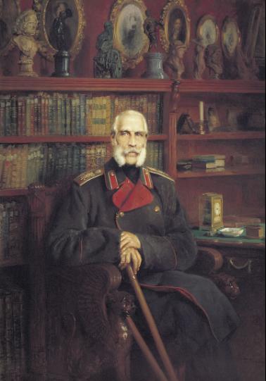 Portrait of Sergei Stroganov，  Konstantin Makovsky