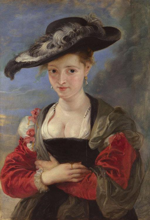 Portrait of Susana Lunden,Peter Paul Rubens,60x40cm