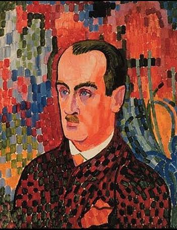 Portrait of Wilhelm Uhde.   Robert Delaunay