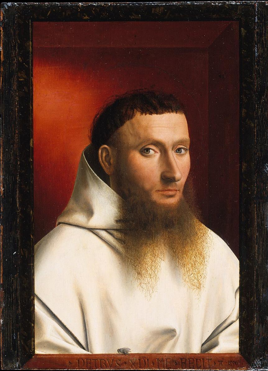 Portrait of a Carthusian, 1446, Petrus Christus