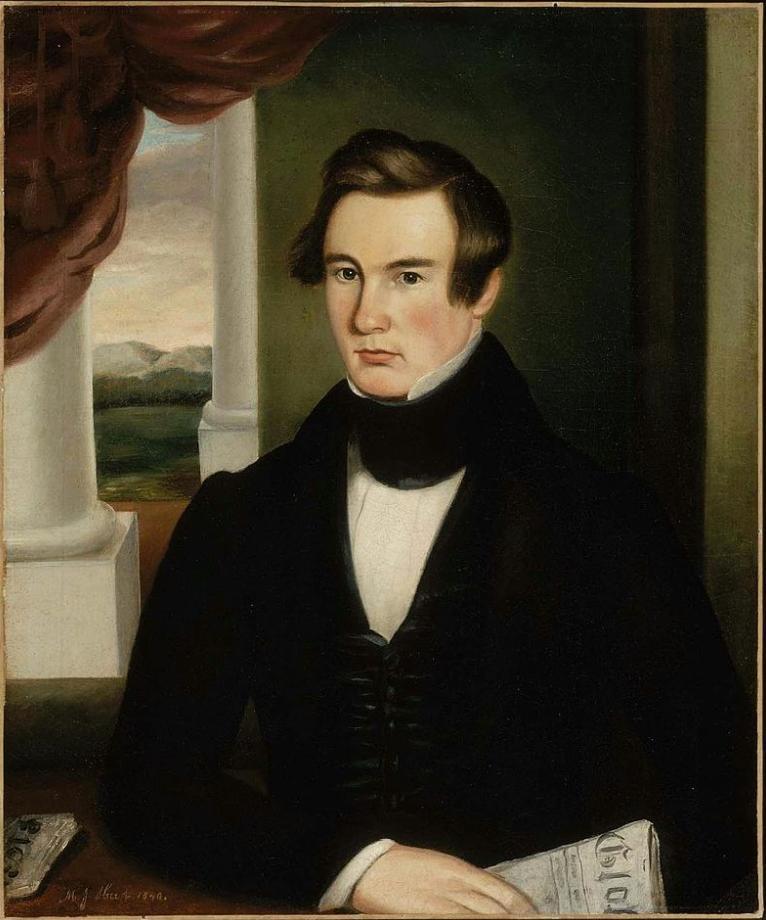 Portrait of a Man, 1840, Martin Johnson Heade