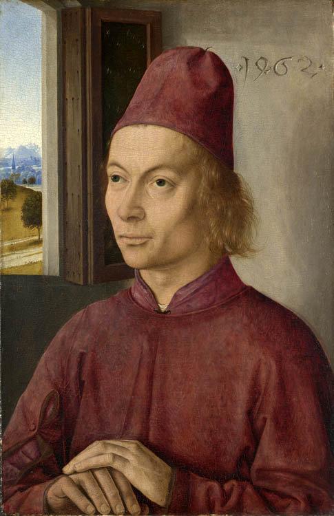 Portrait of a Man,Dieric Bouts,31.6x20.5cm