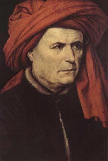 Portrait of a Man,Robert Campin,40.7x28.1cm