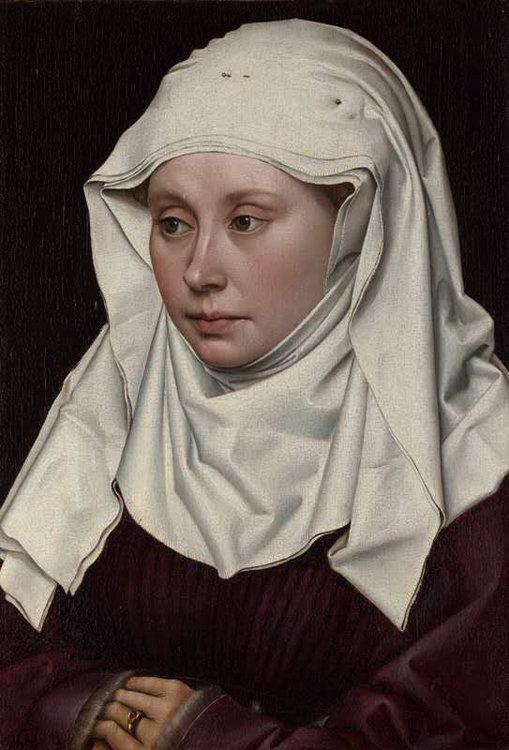 Portrait of a Woman,Robert Campin,40.6x28.1cm