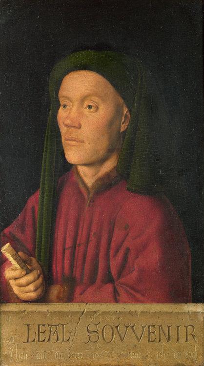 Portrait of a Young Man,Jan Van Eyck,33.3x18.9cm