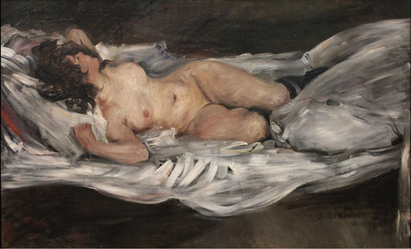 Reclining Female Nude (1899), Lovis Corinth