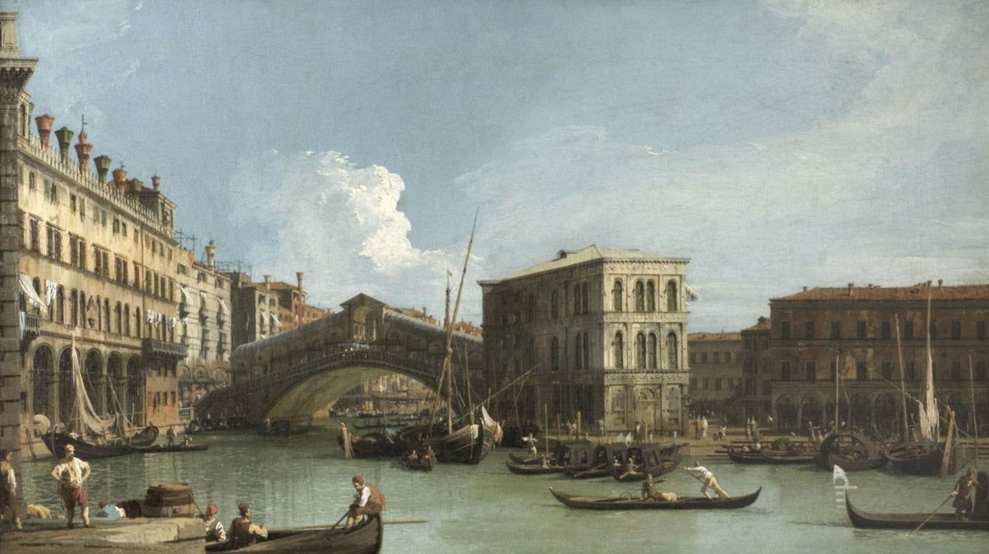 Rialto Bridge, Canaletto