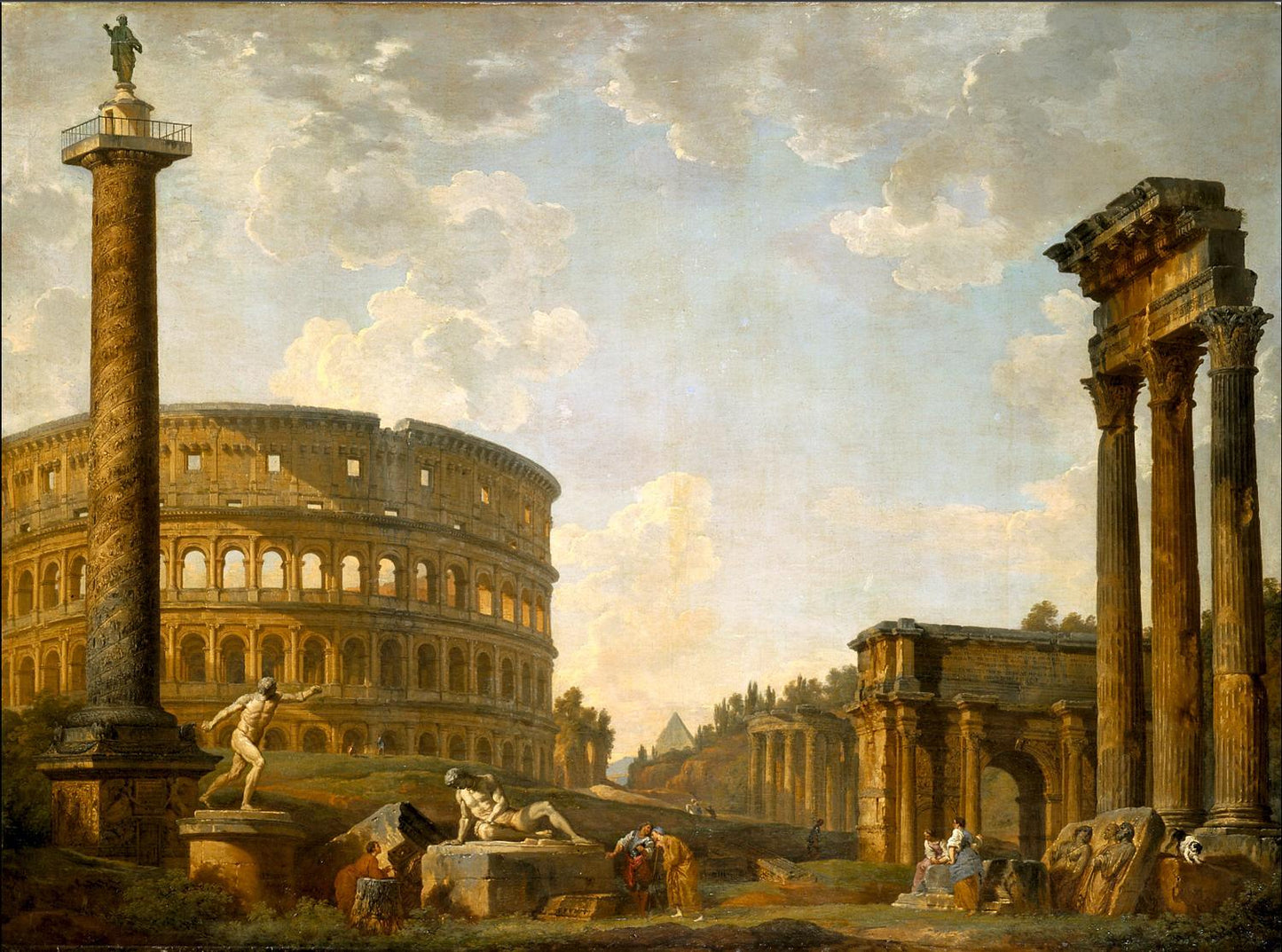 Roman Capriccio: The Colosseum, Giovanni Paolo Panini