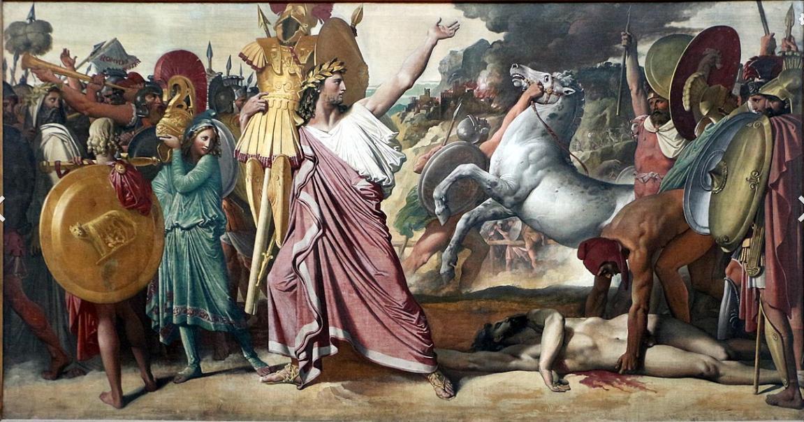 Romulus' Victory Over Acron  ,Musée Ingres