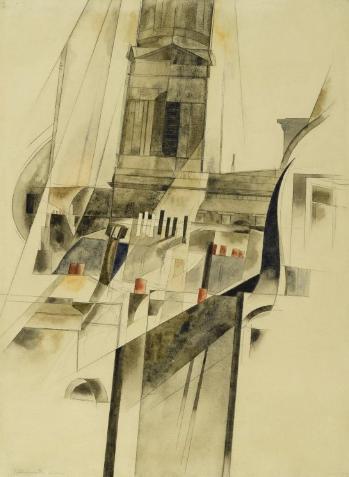 Roofs and Steeple， Charles Henry Buckius Demuth