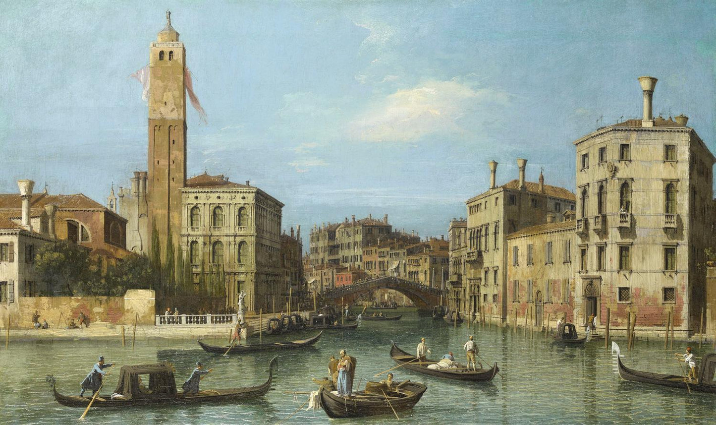 S. Geremia and the Entrance to the Cannaregio, Canaletto