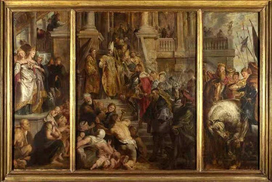 Saint Bavo About to Receive the,Peter Paul Rubens,60x40cm