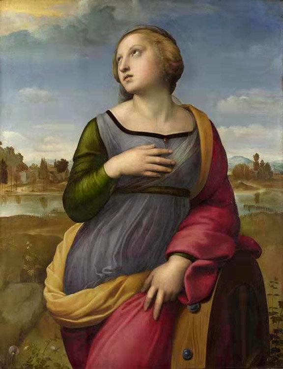 Saint Catherine of Alexandria,Raphael,50x38cm