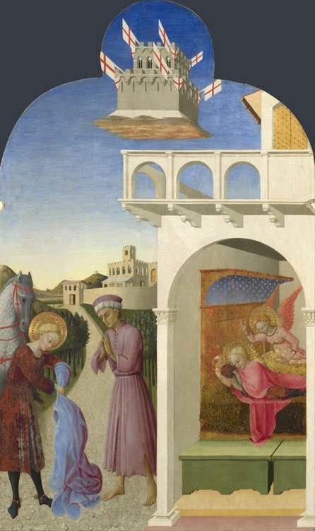 Saint Francis Giving Away His Clothes to the,SASSETTA,60x36cm