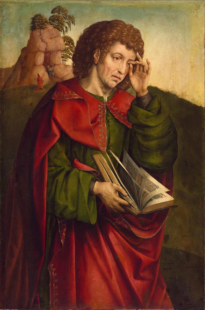 Saint John the Evangelist Weeping, Colijn de Coter