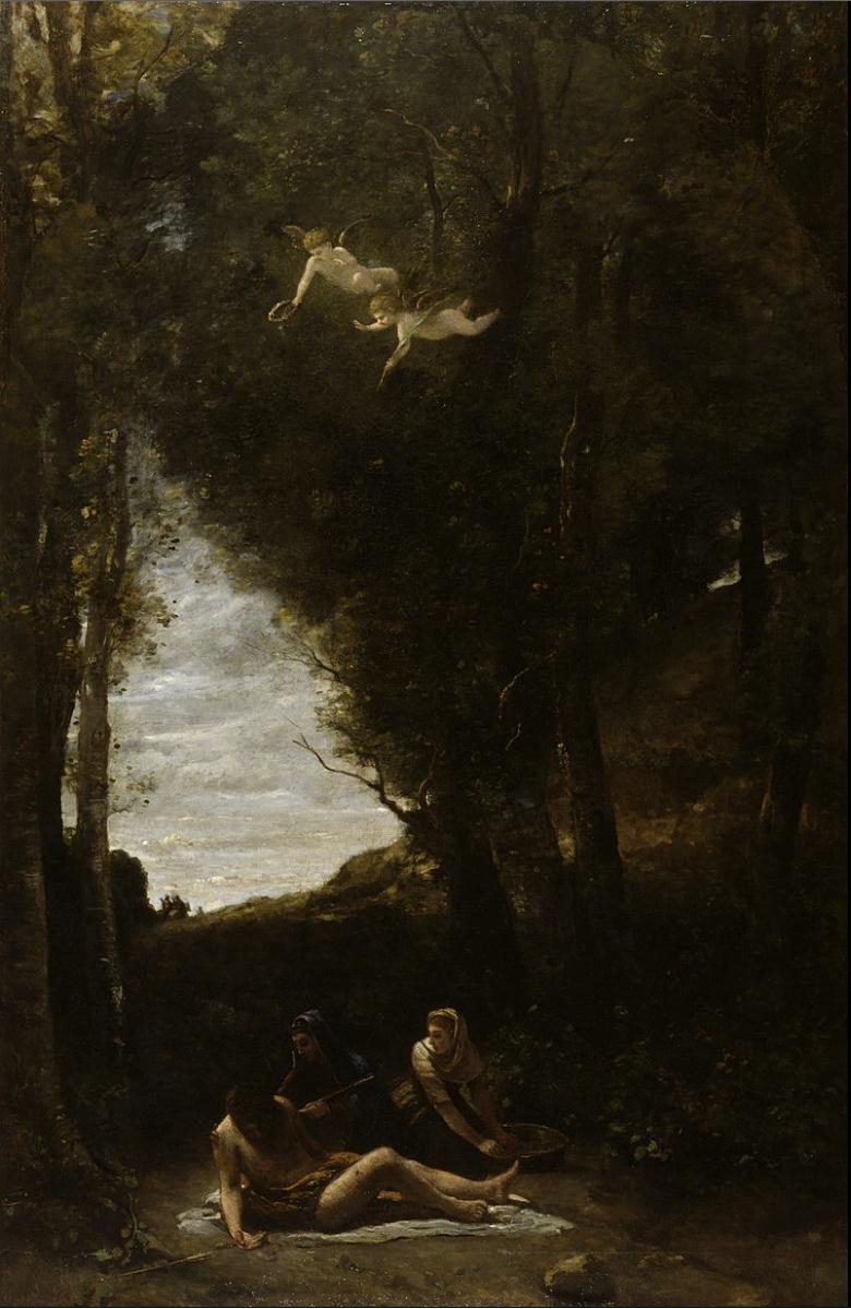 Saint Sebastian Succoured Holy Women, Jean-Baptiste Corot