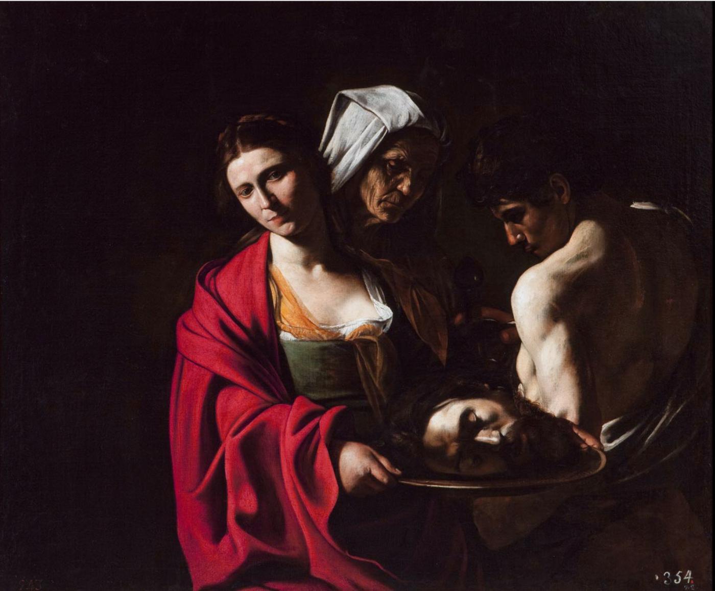 Salome with Head of John the Baptist, Michelangelo Merisi
