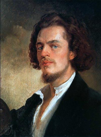Self-Portrait，  Konstantin Makovsky