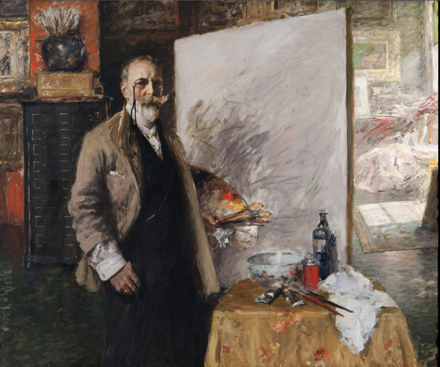 Self portrait, 1915–16, William Merritt Chase