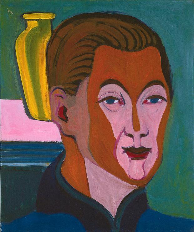 Self portrait, Ernst Ludwig Kirchner