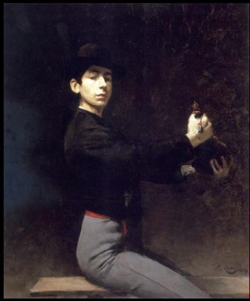 Self-portrait as a flamenco dancer, 1883, Ramon Casas