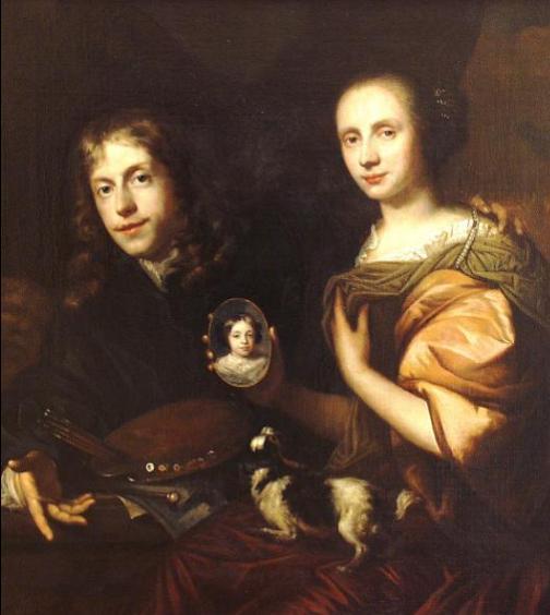 Self portrait of Jan de Baen and his wife, Jan de Baen