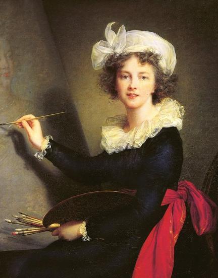 Self-portrait, painting Marie Antoinette, Élisabeth Louise Vigée Le Brun