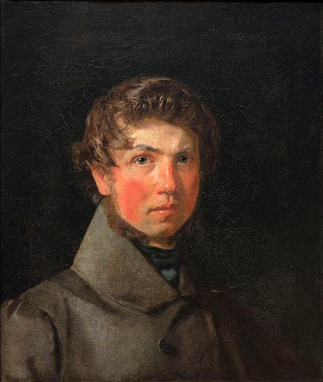 Selvportræt，Christen Schiellerup Købke