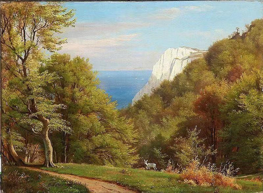 Sommerdag på Møns Klint,Carl Frederik Aagaard