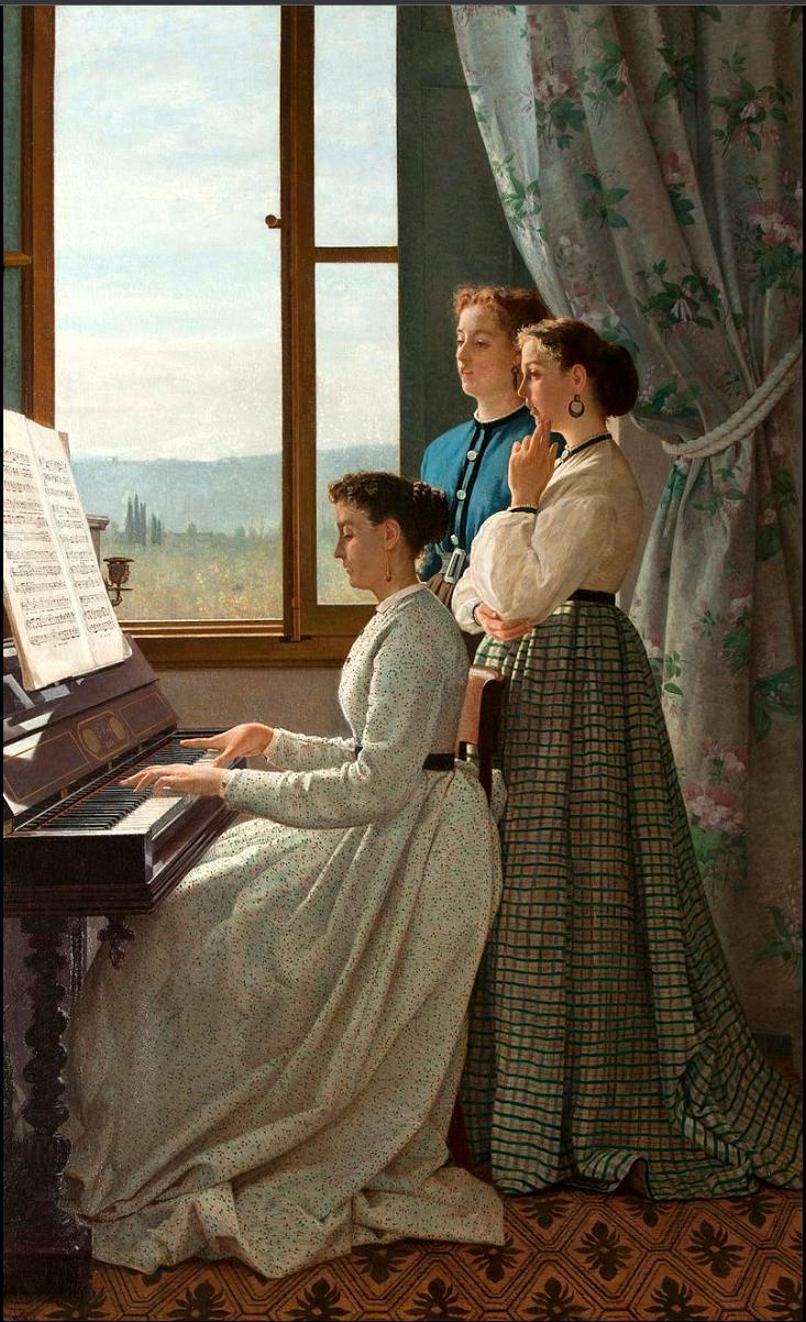Song of a Starling, 1867, Florence, Silvestro Lega