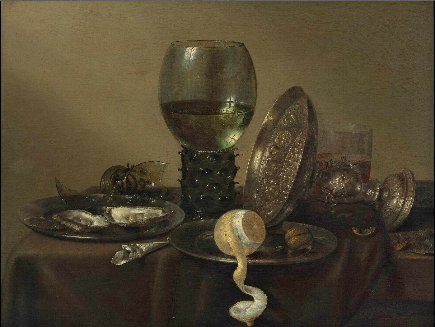 Still Life with Gilt Goblet (1635), Willem Claesz. Heda