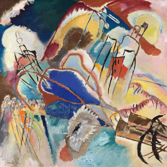 Study for composition VII,Vassily Kandinsky,50x50cm