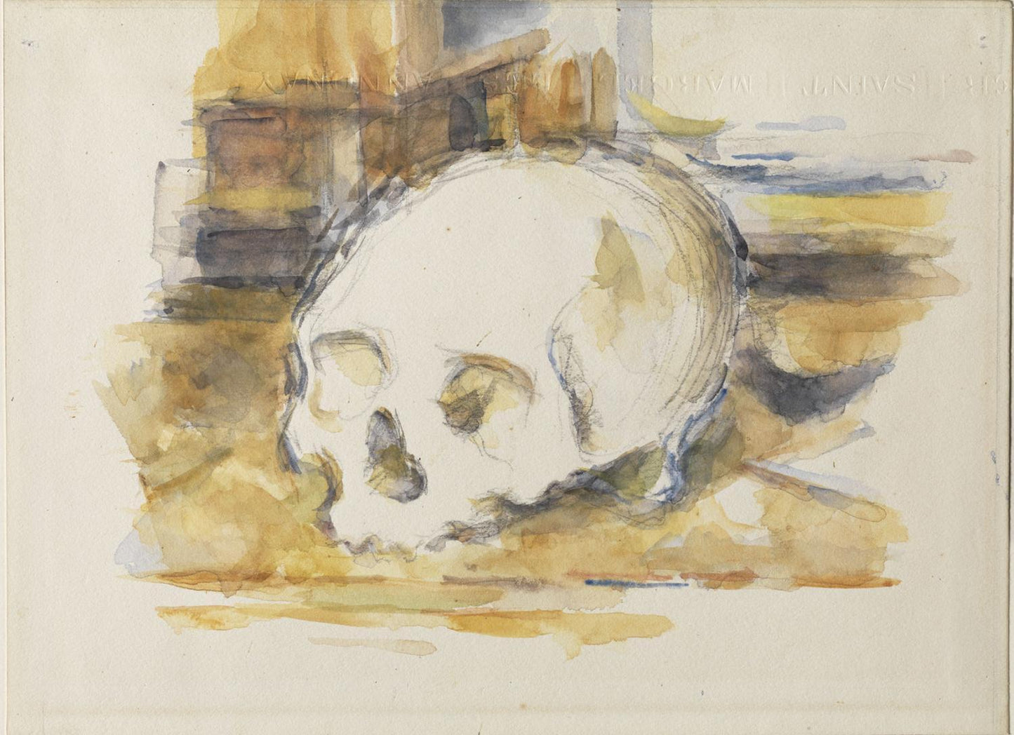 Study of a Skull, Paul Cézanne