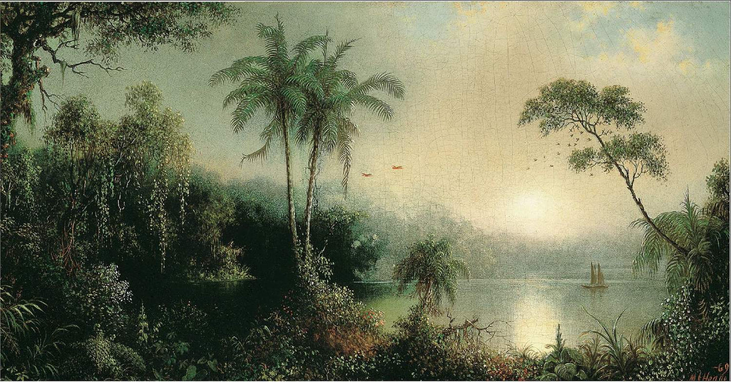 Sunrise in Nicaragua, 1869, Martin Johnson Heade