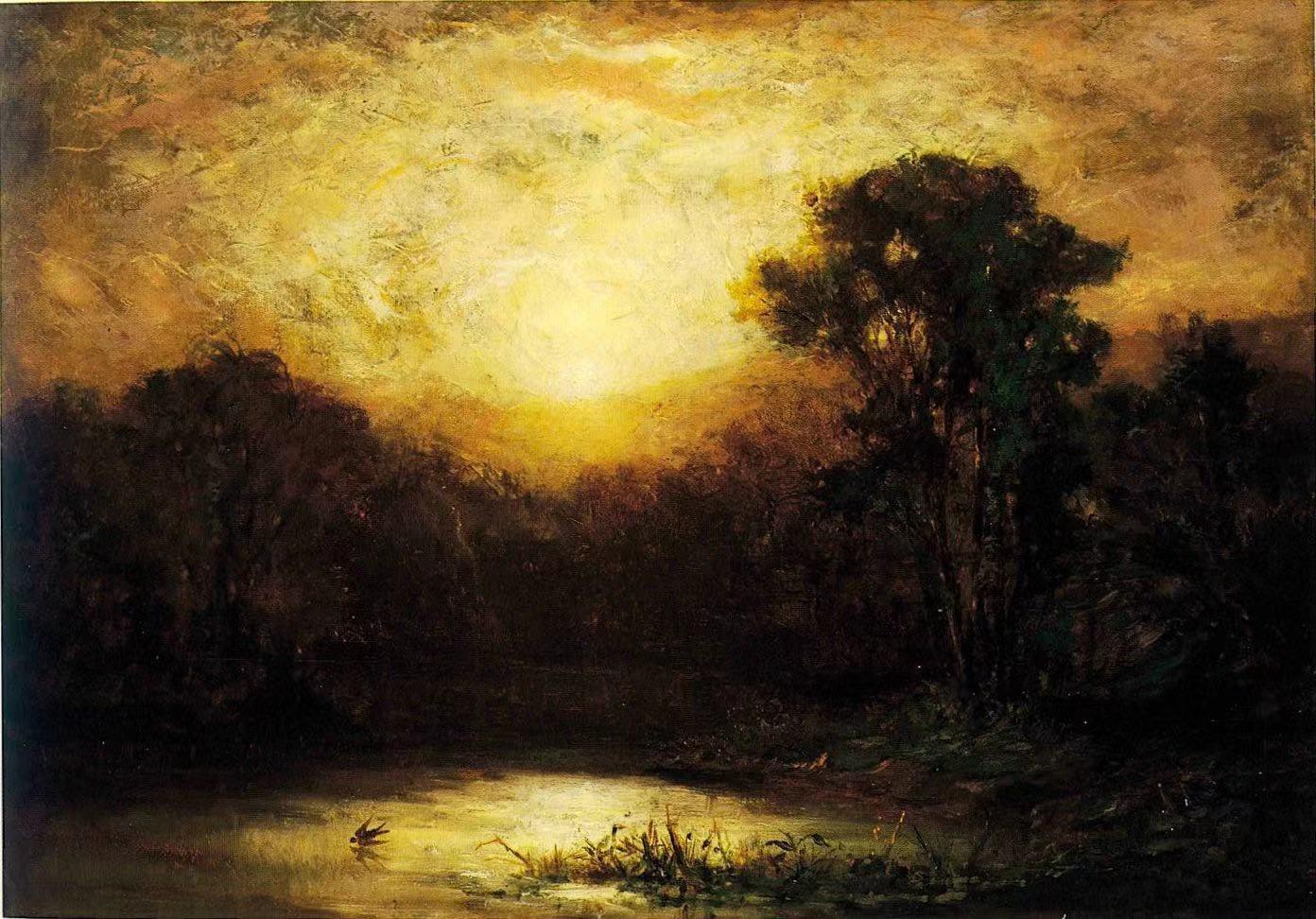 Sunset,Edward Mitchell Bannister,1828-1901
