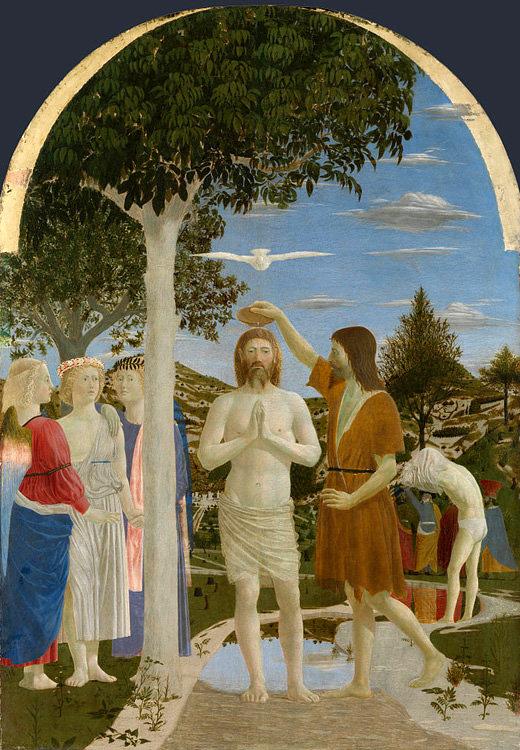 THe Baptism of Christ,Piero della Francesca,60x42cm