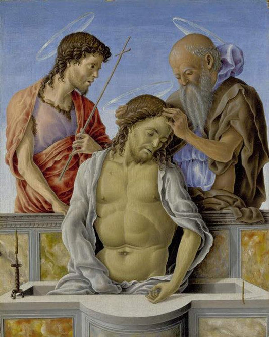 THe Dead Christ with Saint John the,Marco Zoppo,26.4x21cm