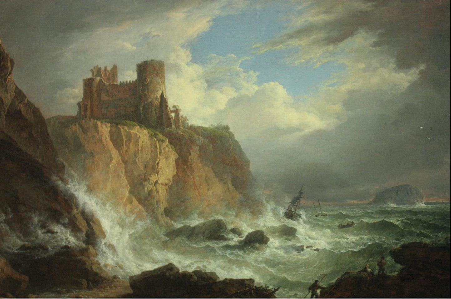 Tantallon Castle and the Bass Rock, Alexander Nasmyth