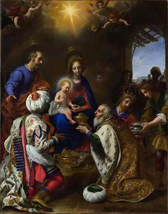 The Adoration of the Kings,Carlo Dolci,50x40cm